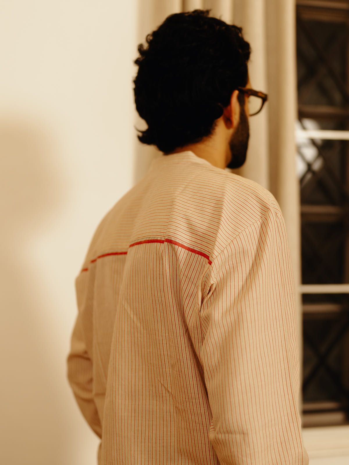 Sand striped shirt - image 4