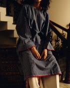 Kurta - Blueberry Checks view 3