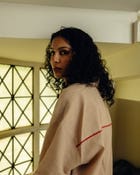 Oversized Shirt - Sand Striped view 4