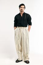 Stripe Light Pants view 3