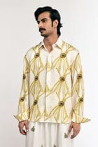 Yellow Turtle Flower Shirt view 1