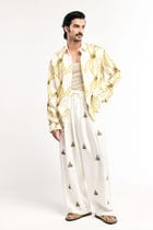Yellow Turtle Flower Shirt view 2