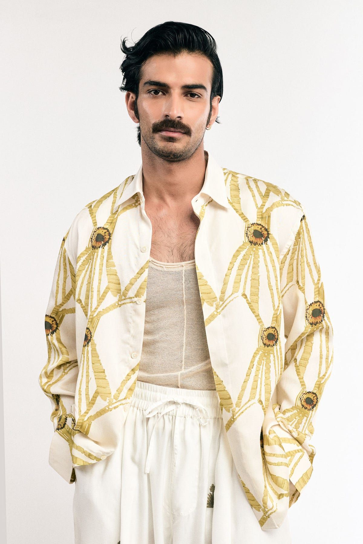 Yellow Turtle Flower Shirt - image 3