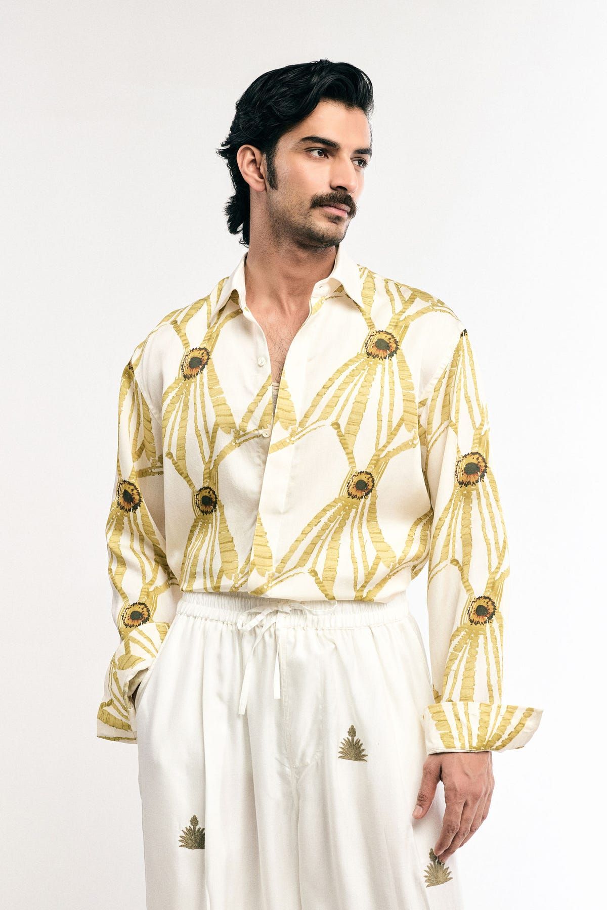 Yellow Turtle Flower Shirt - image 4