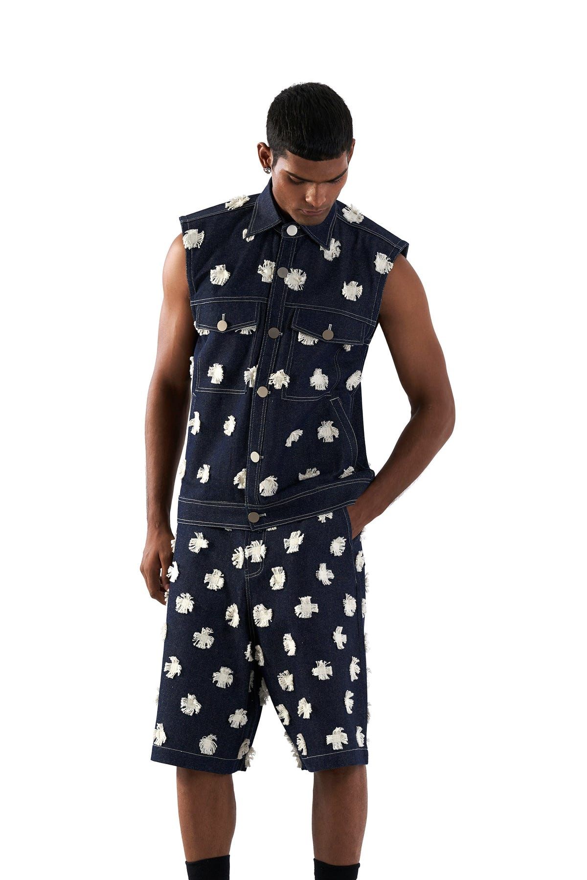 Starry Night Denim Jacket - image 3