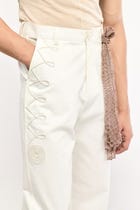Egg Shell Chinos Pants view 3