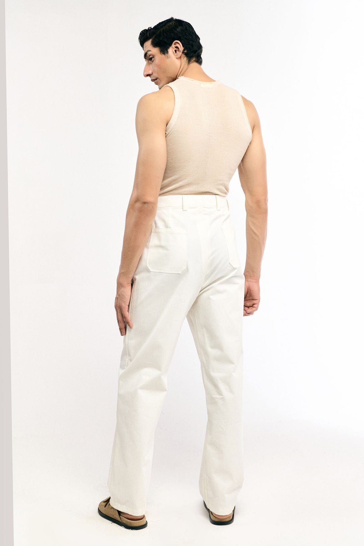 Egg Shell Chinos Pants - image 5