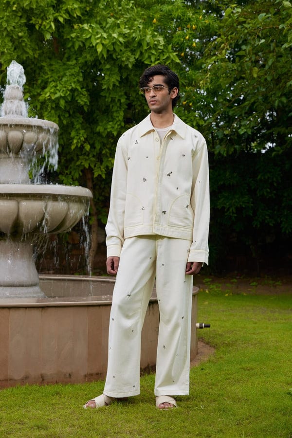 Triune — White Beach Pant