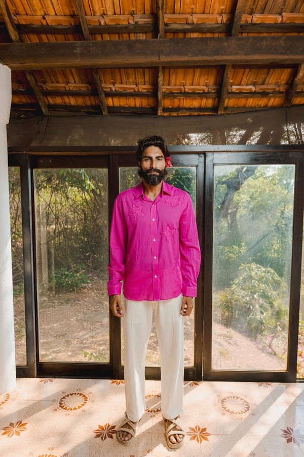 Triune — Pink Starlight Shirt