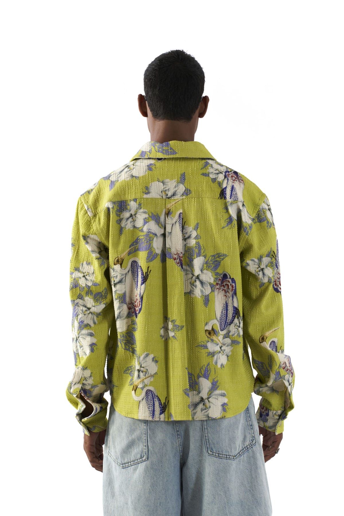 Cyber Lime Pelican Shacket - image 3
