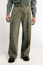 Slashing Denim Pants view 1