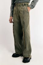 Slashing Denim Pants view 3