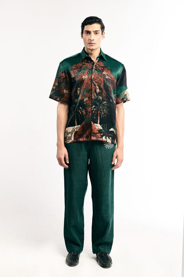 Triune — Camo Palm Shirt