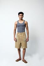 Dusty Holed Jorts view 2