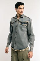 Tactile Denim Shirt view 1