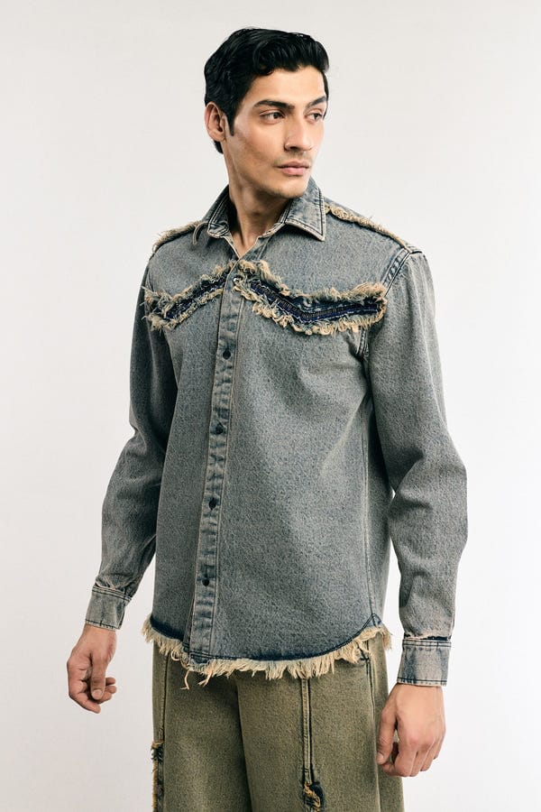 Triune — Tactile Denim Shirt