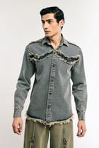 Tactile Denim Shirt view 3