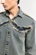 Tactile Denim Shirt view 4