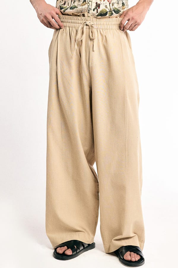 Triune — Ecru Relaxed Pants