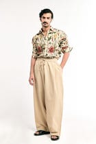 Ecru Relaxed Pants view 2
