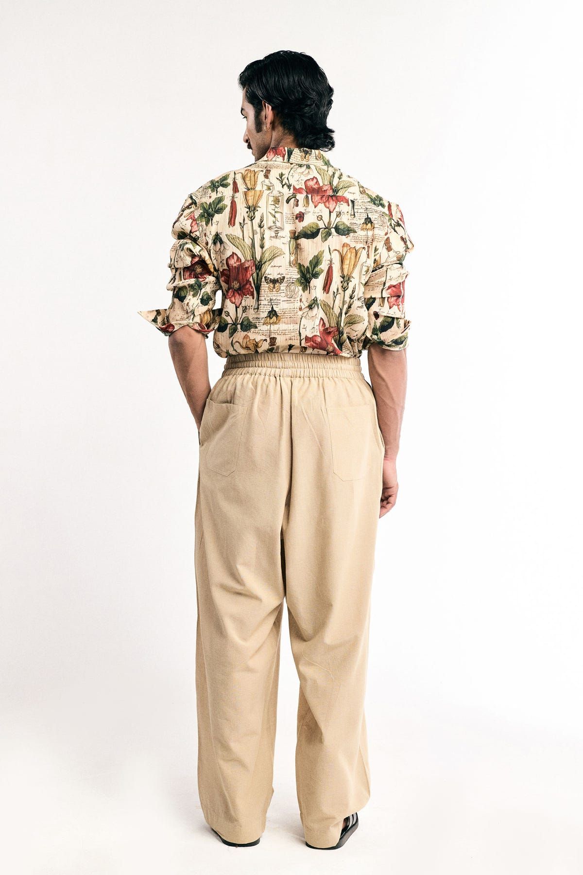 Ecru Relaxed Pants - image 4