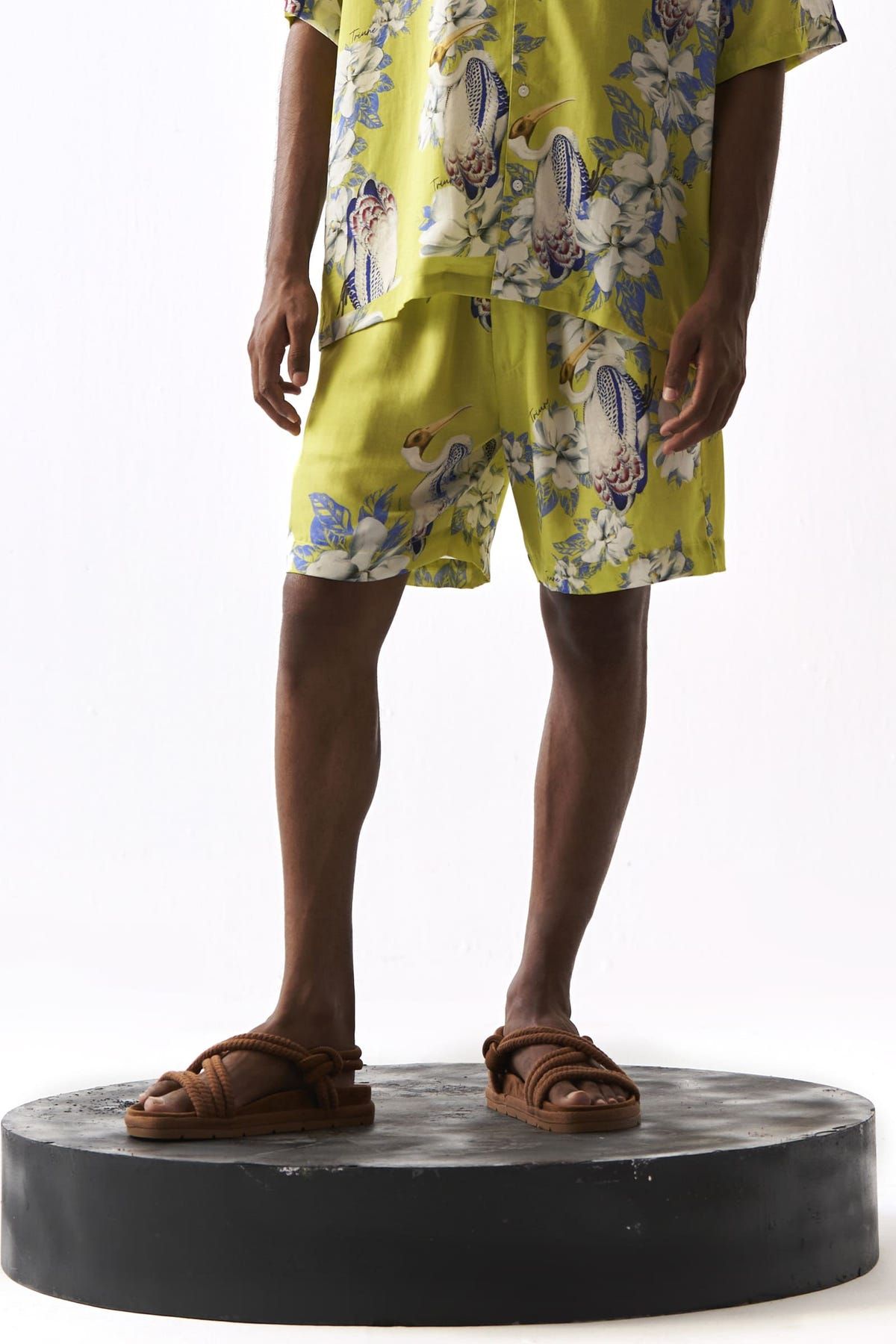 Cyber Lime Pelican Shorts - image 1
