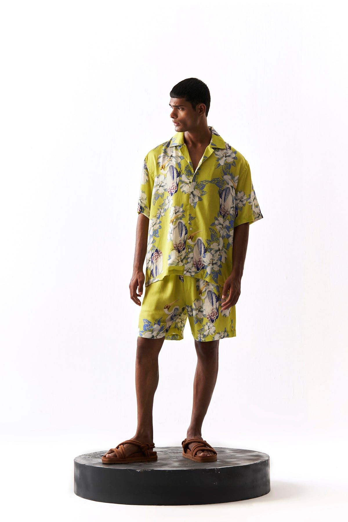 Cyber Lime Pelican Shorts - image 2