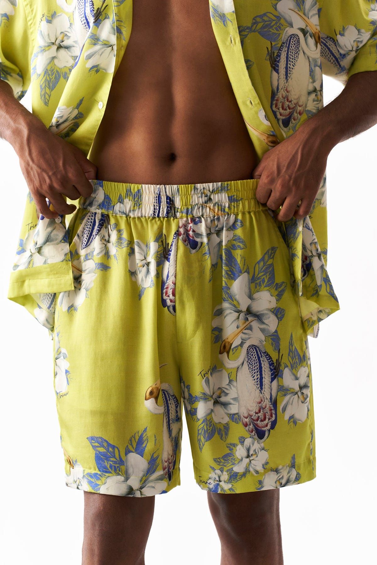 Cyber Lime Pelican Shorts - image 3