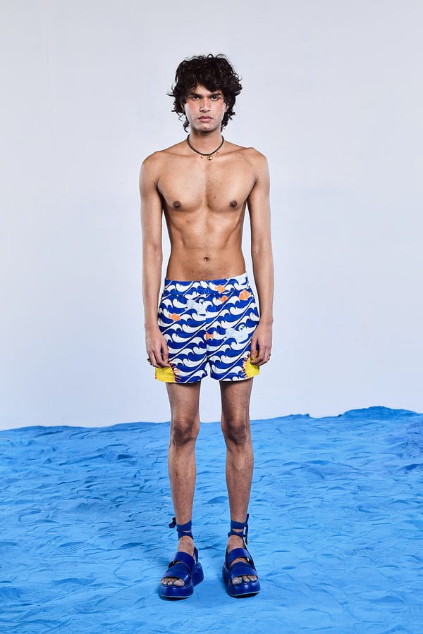 Triune — Sea Border Shorts