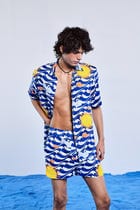 Sea Border Shorts view 4