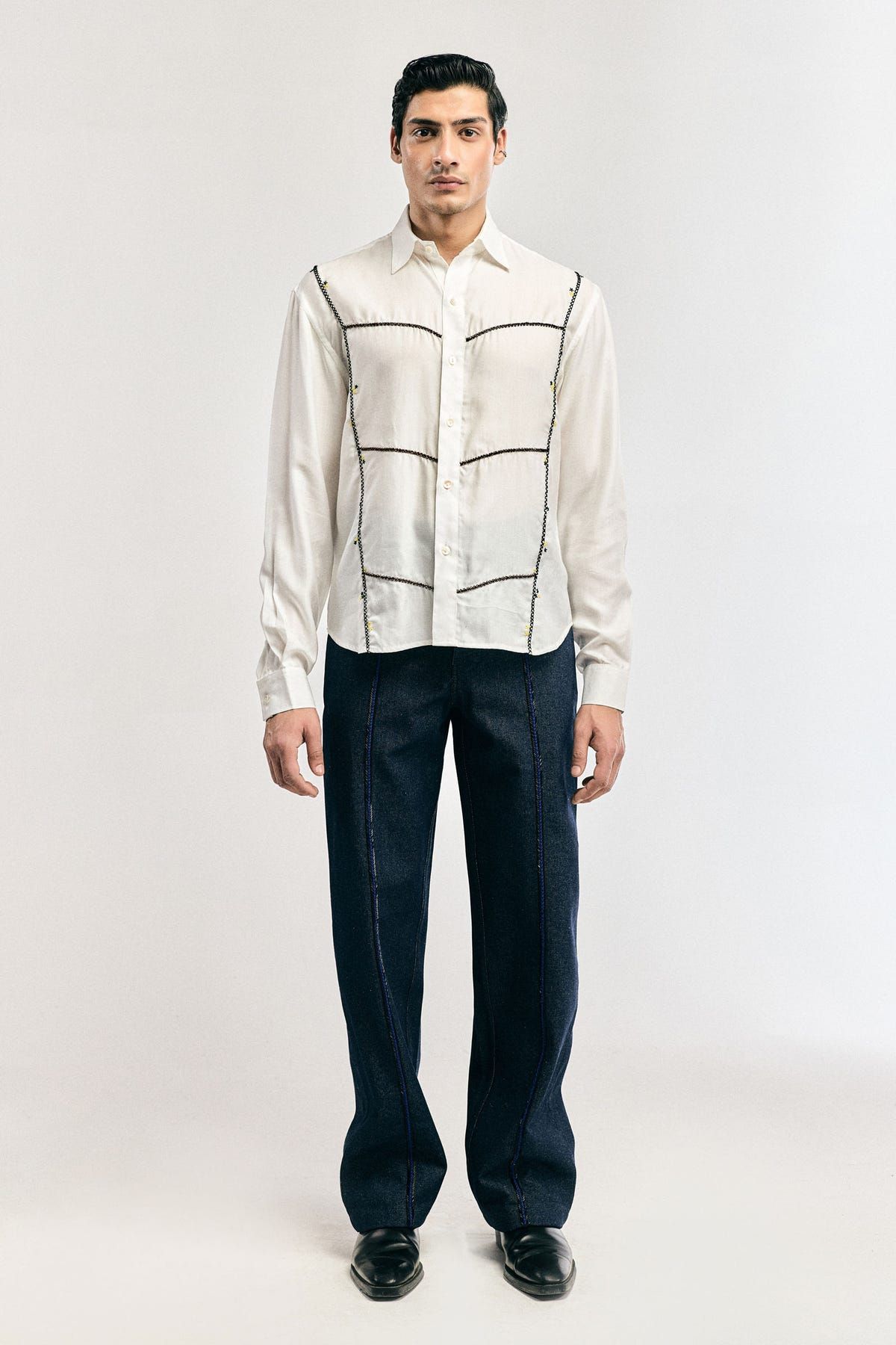 Blue Drip River Pants - image 2