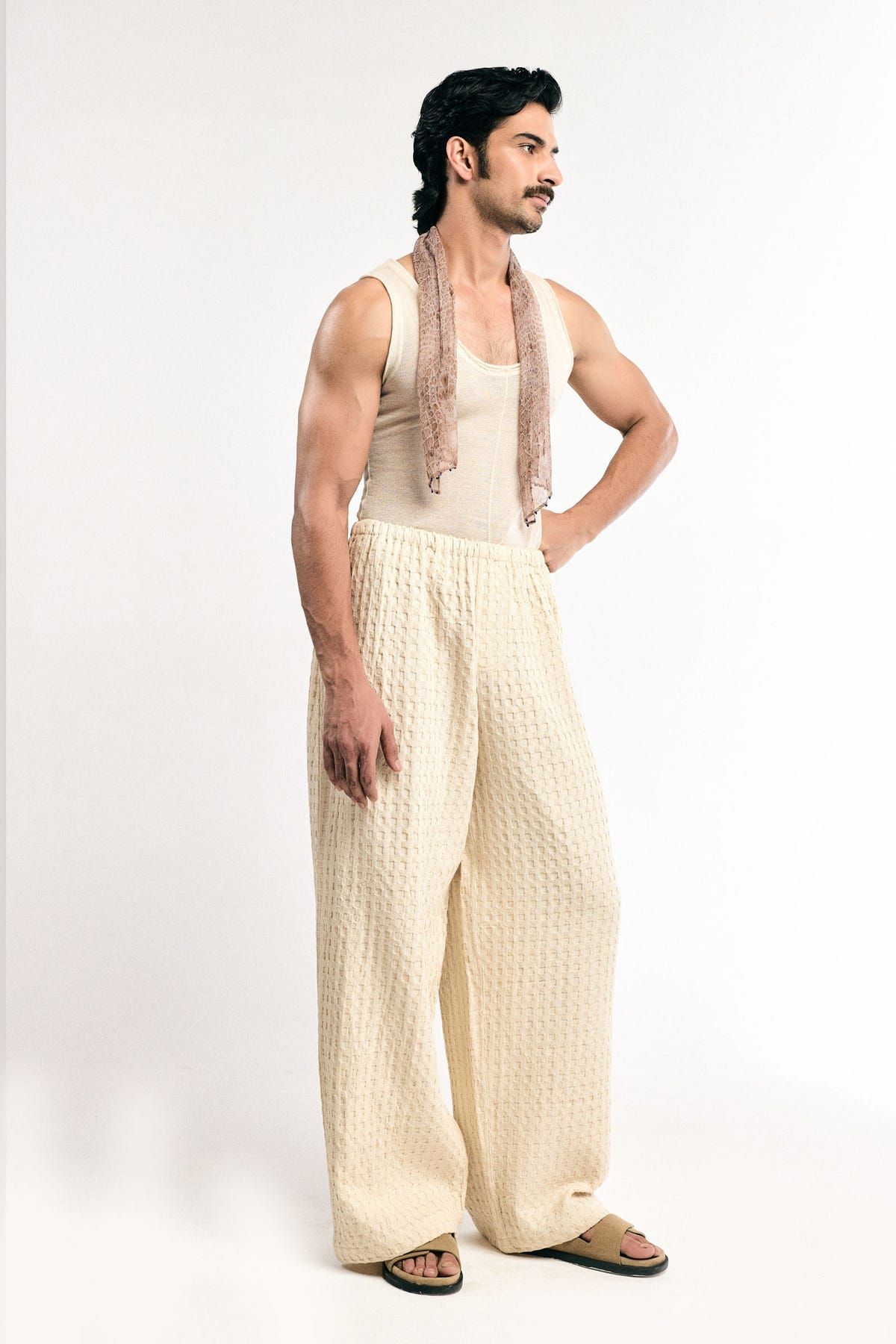Dream Honeycomb Loose Pants - image 4