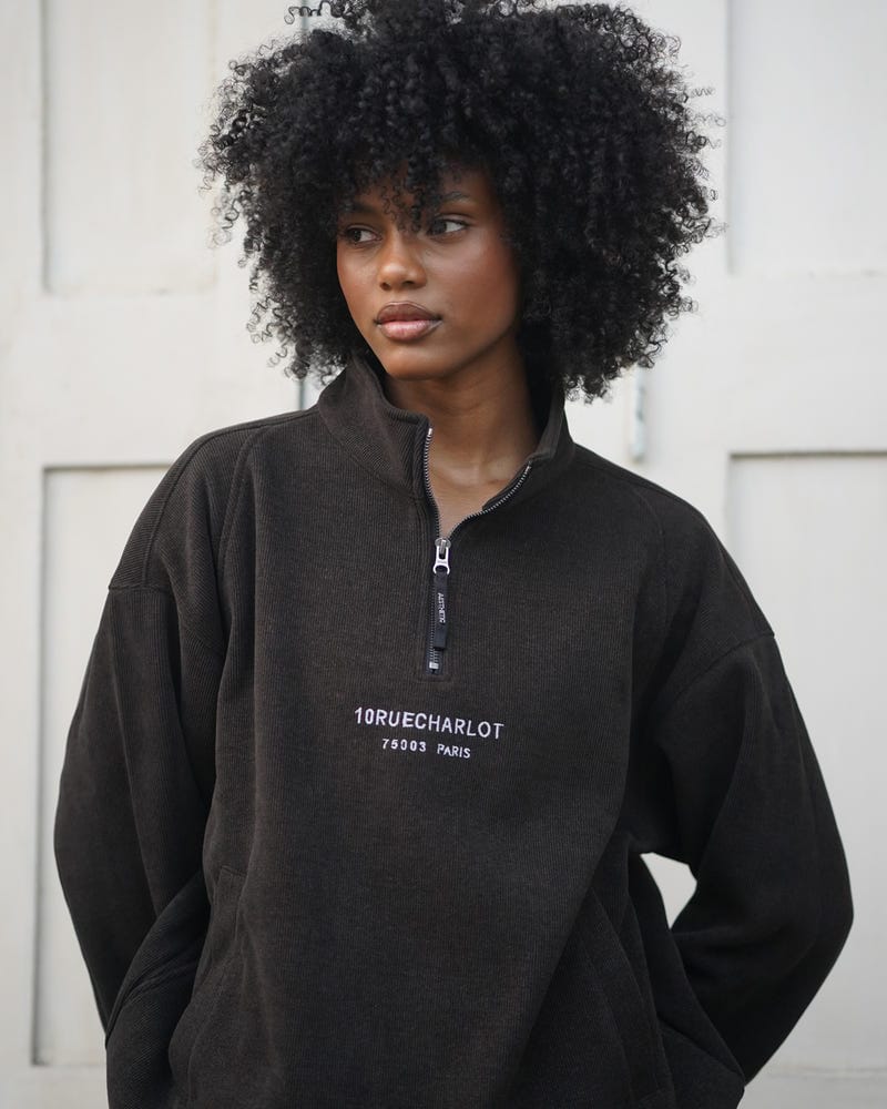 Quarter zip sweatshirt