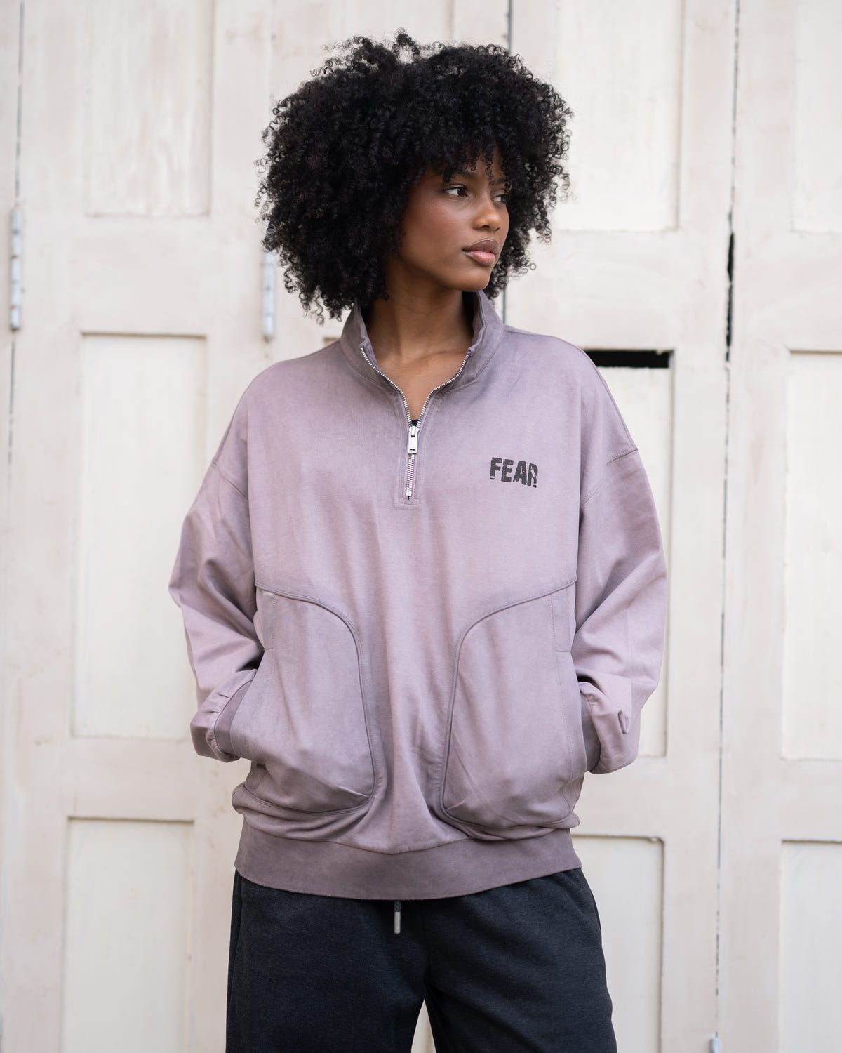 Quater zipper sweatshirt - image 1