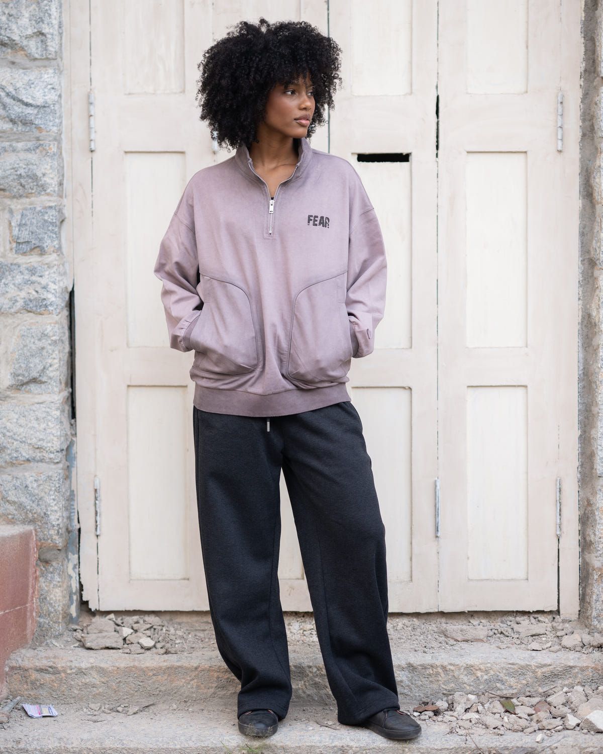 Quater zipper sweatshirt - image 3