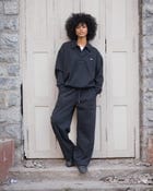 Deep Grey Layered rugby sweatshirt view 2
