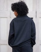Deep Grey Layered rugby sweatshirt view 3