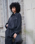 Deep Grey Layered rugby sweatshirt view 4