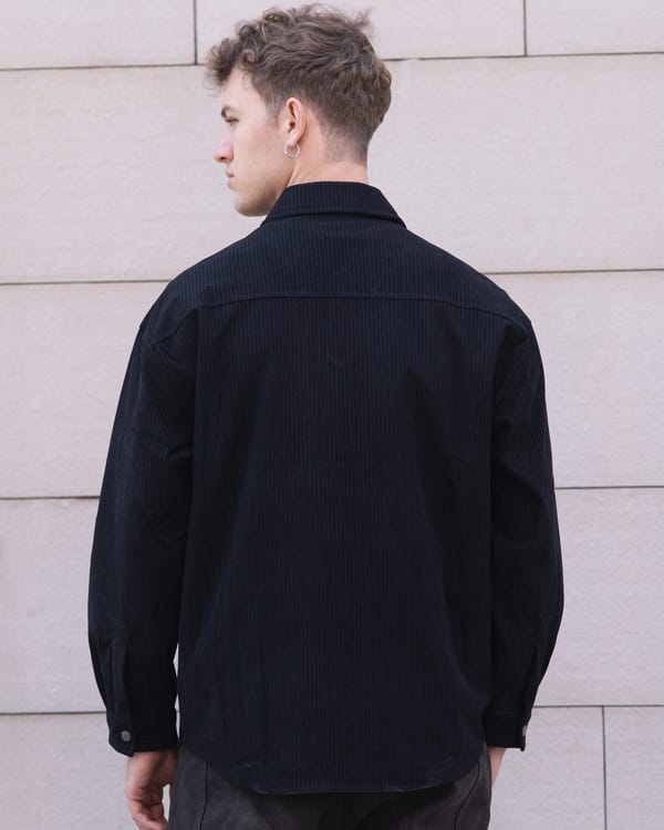 Uncool — Black Corduroy Shirt
