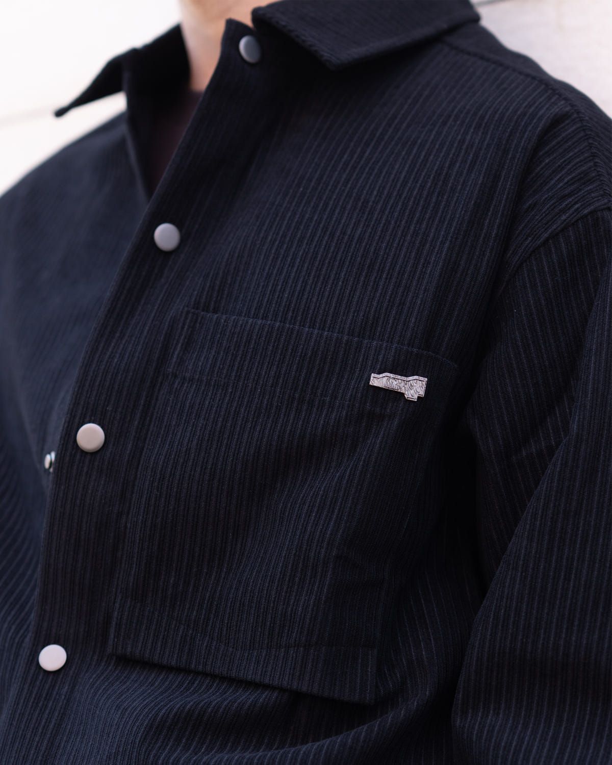 Black Corduroy Shirt - image 4