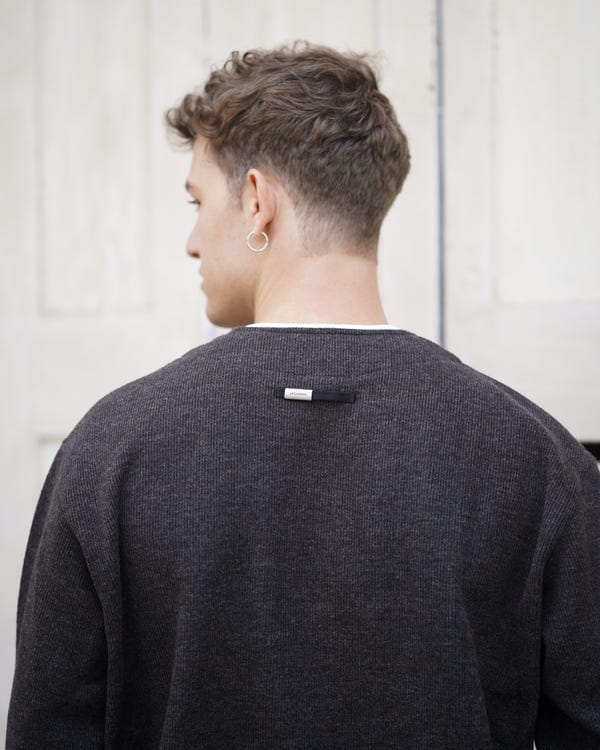 Uncool — Layered zipper sweatshirt