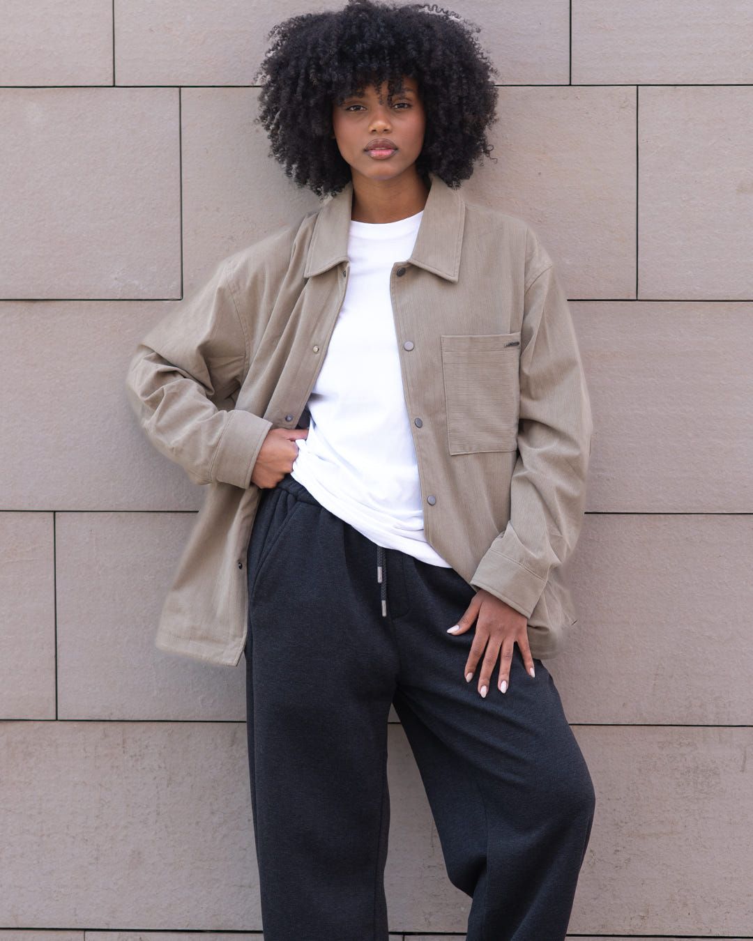 Khaki overshirt - image 1