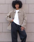 Khaki overshirt view 1