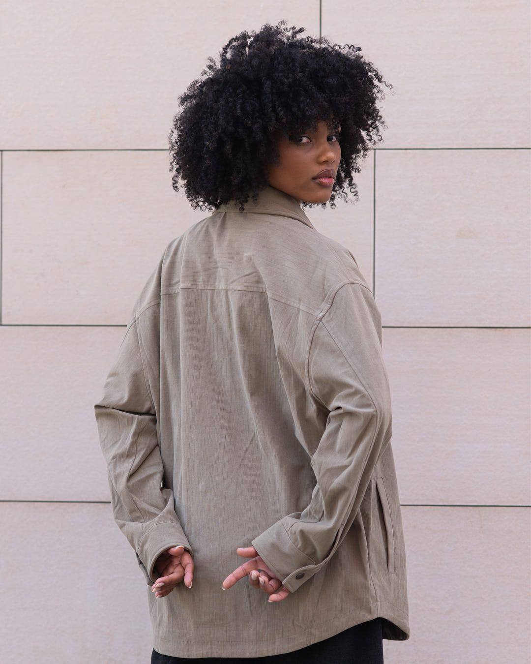 Khaki overshirt - image 2