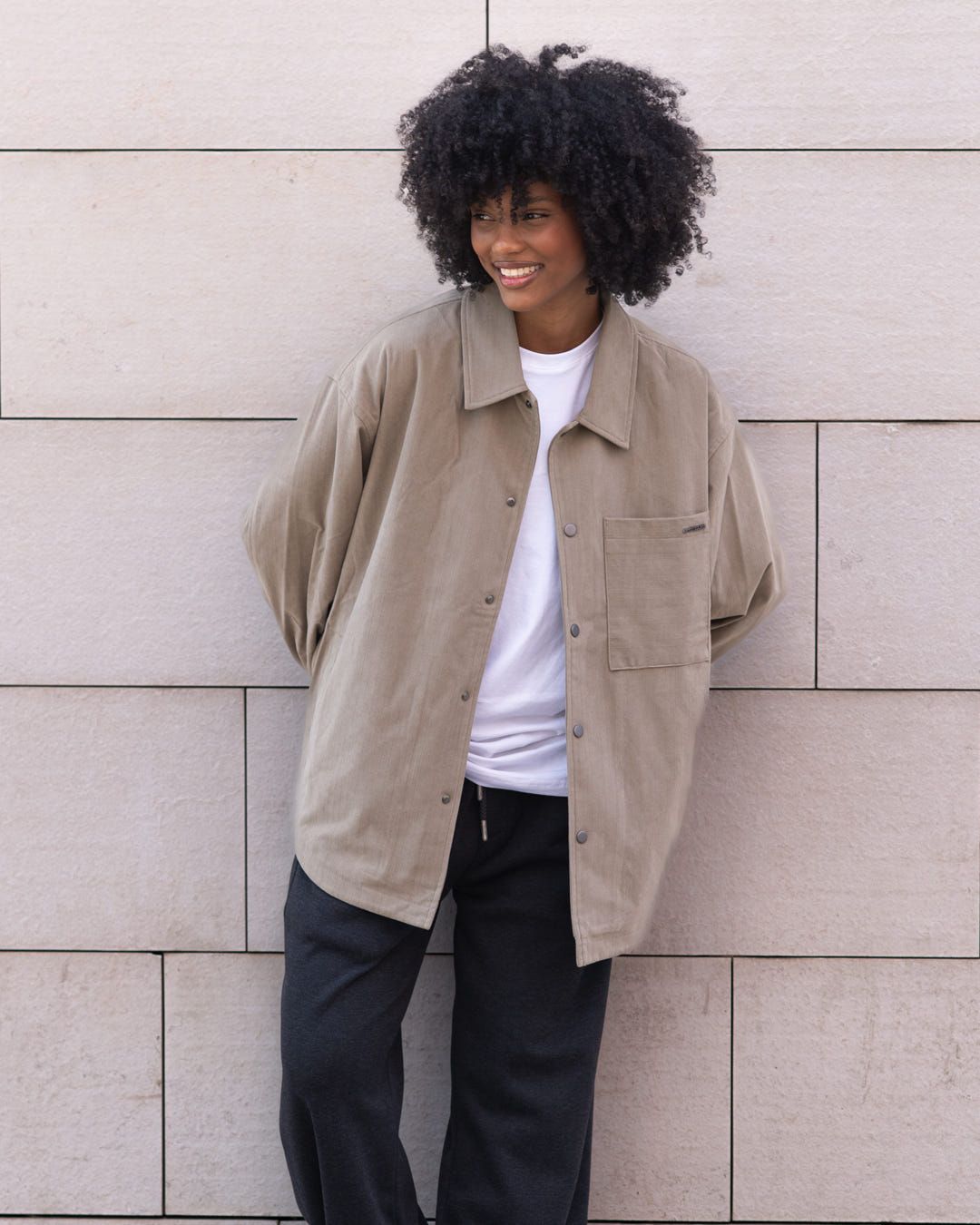 Khaki overshirt - image 3