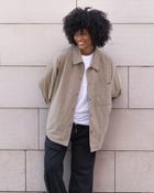 Khaki overshirt view 3