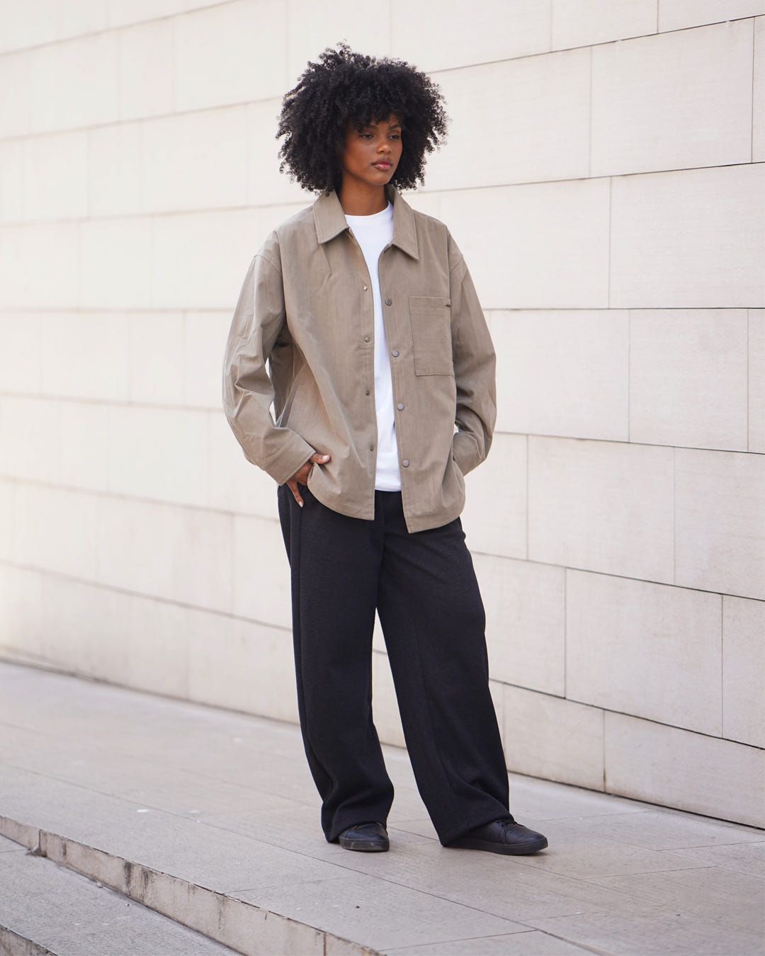 Khaki overshirt - image 5