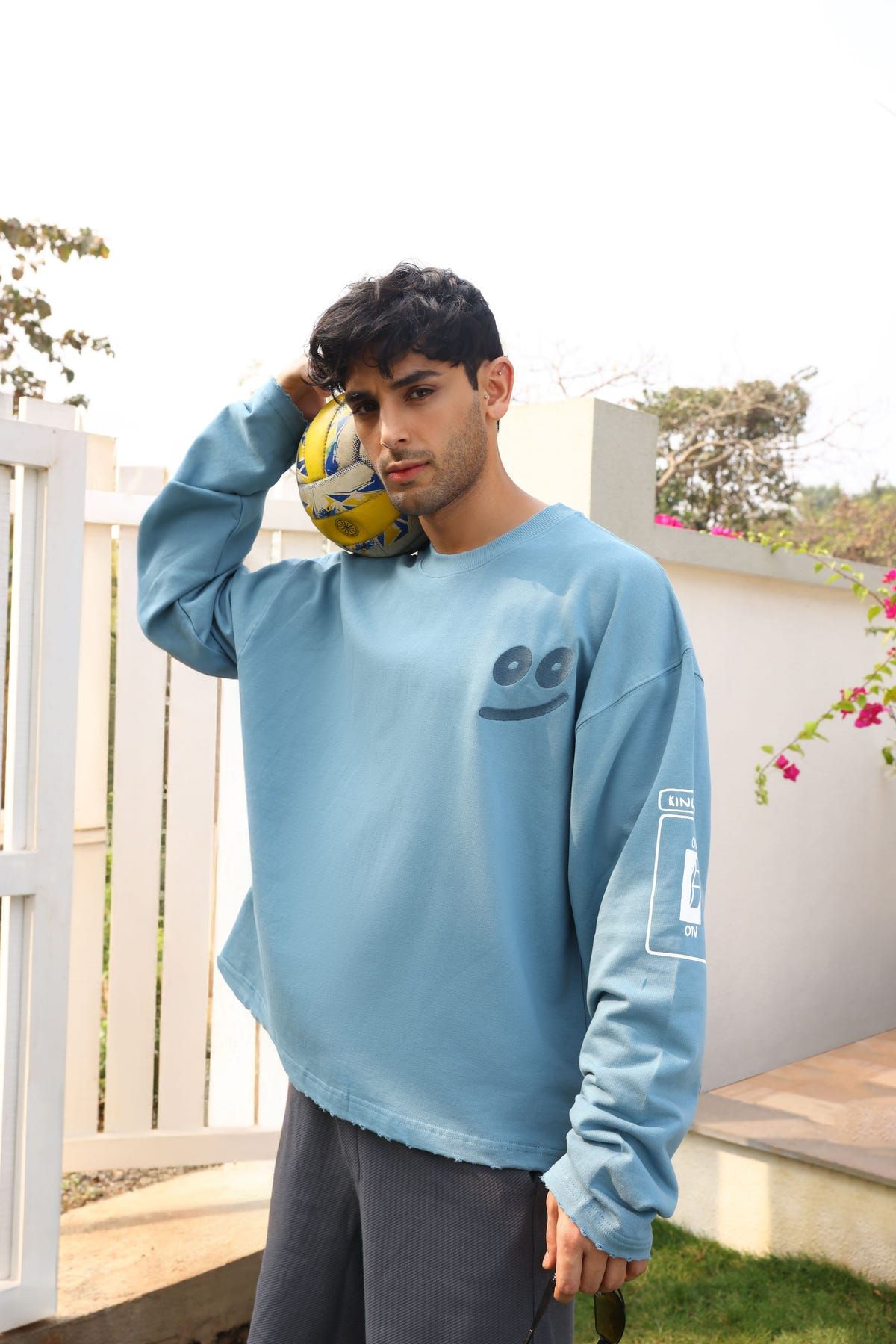ICY BLUE SWEATSHIRT - image 1