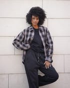 Rust Flannel shirt view 1