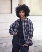 Rust Flannel shirt view 2